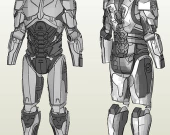 Archivos de espuma Pepakura para el traje completo de Robocop 2014