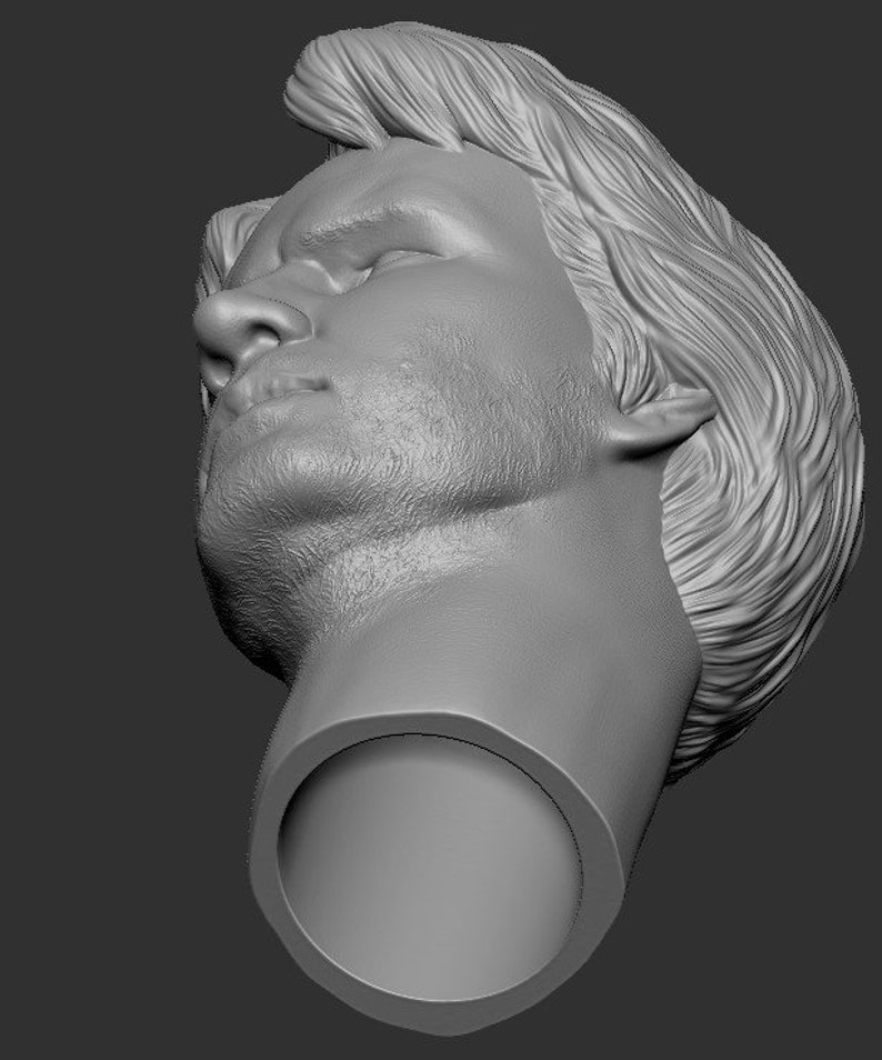 Christopher Lambert or Connor MacLeod head only sculpting 3D file. zdjęcie 5