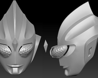 Ultraman Tiga Helmet 3D Print File