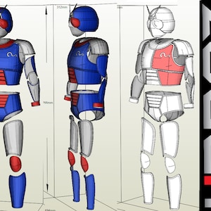 Kamen Rider Bio Rider Foam File Pepakura