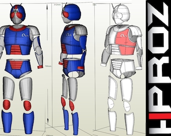 Arquivo de espuma Kamen Rider Bio Rider Pepakura