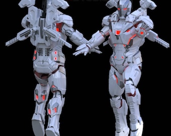 War Machine MK4 Infinity War 3D Print File Full Suit