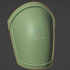Blank Beskar Shoulder Armor