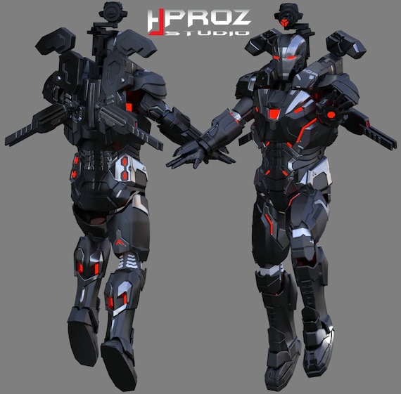 War Machine Mk4 Infinity War 3d Print File Full Suit