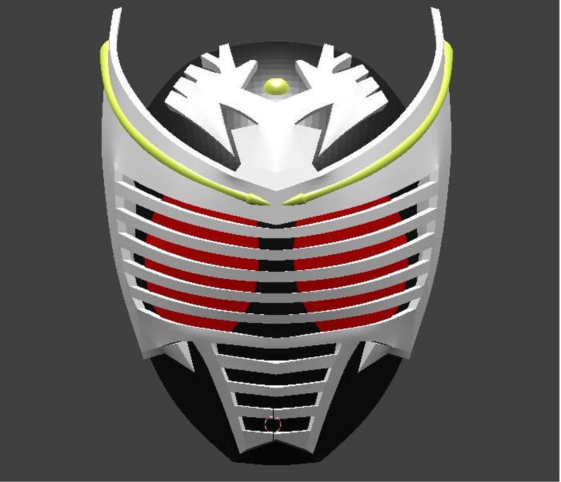 Kamen Rider Ryuki Dragon Knight Helmet Patterns 3D Printing