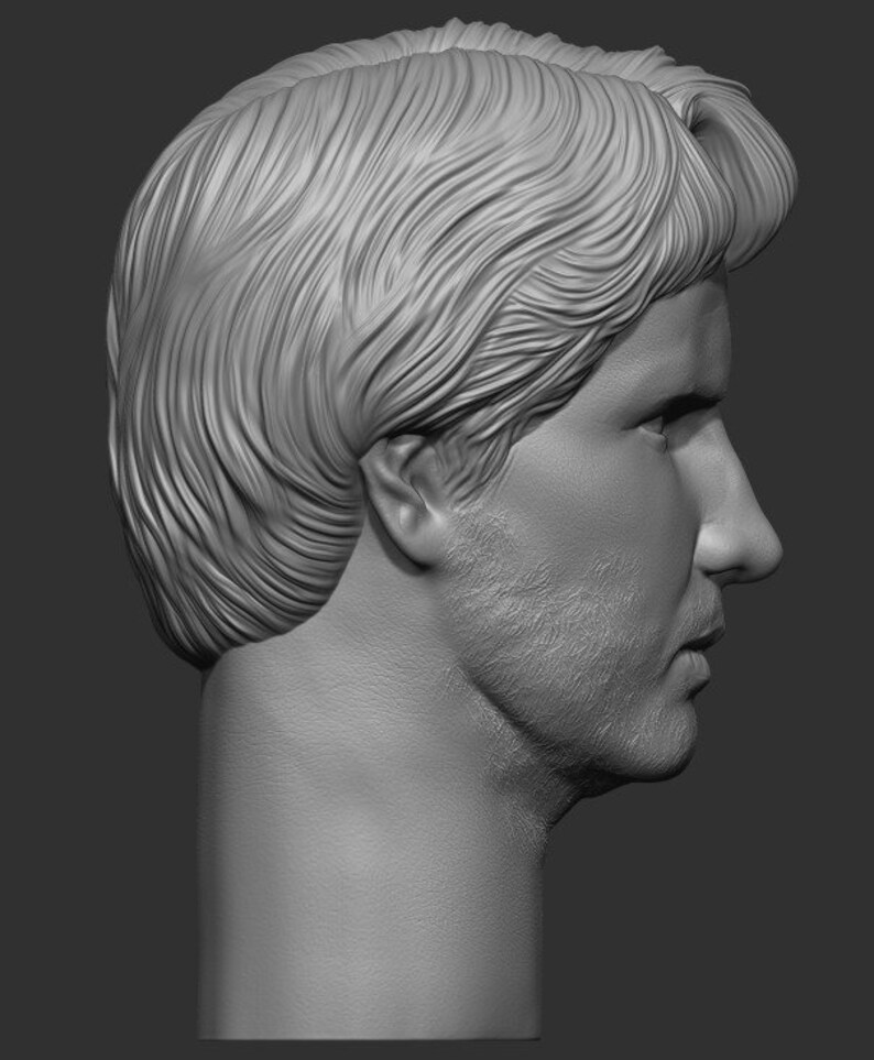 Christopher Lambert or Connor MacLeod head only sculpting 3D file. zdjęcie 7