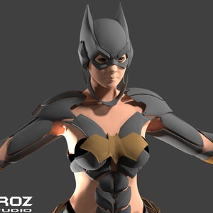 BatGirl Armor 3d Druckerdatei