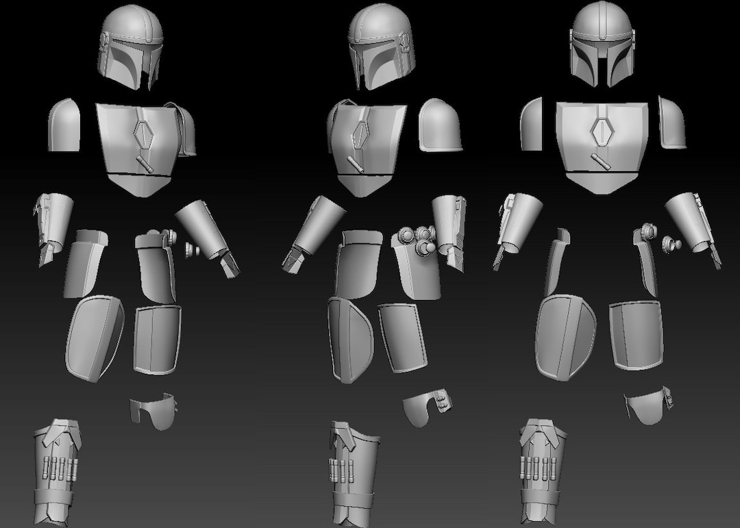 The Mandalorian Armor 3d Printer File Etsy Australia