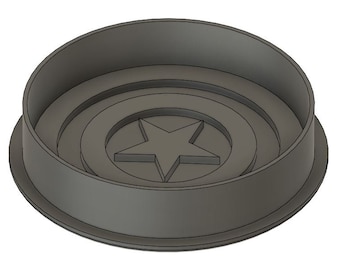Cookie cutter Captain America 3d file