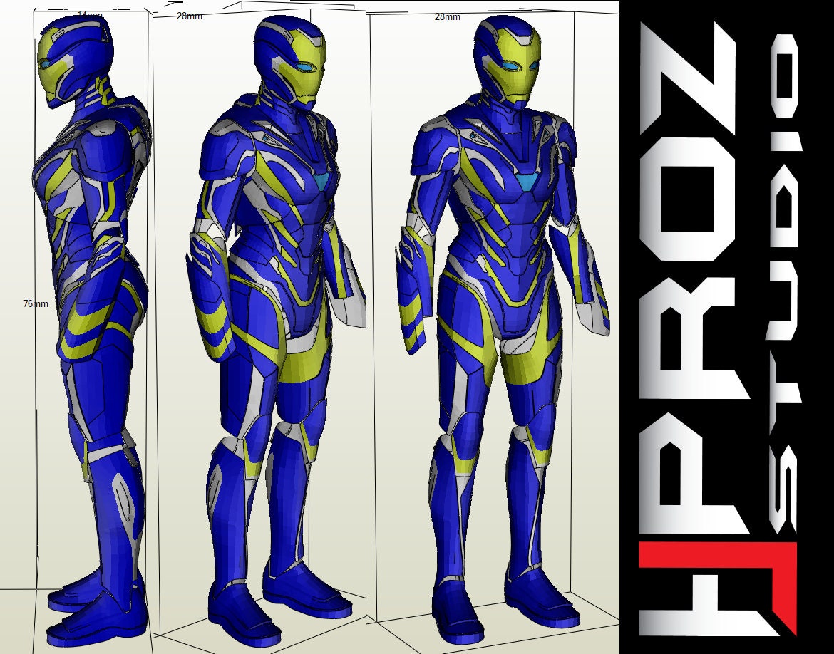 Rescue Armor Pepper Potts Avengers Endgame PDO FOAM