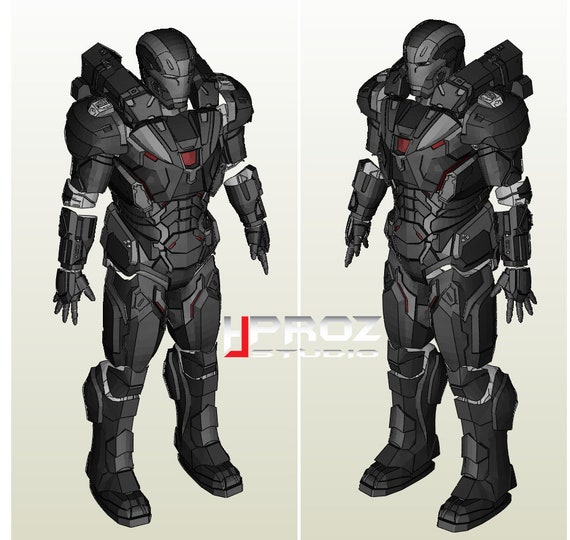 War Machine Mk4 Infinity War Pepakura File Pdo