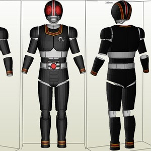 kamen rider Black Foam File Pepakura