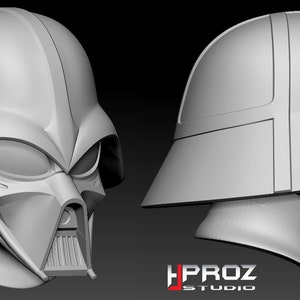 Ralph McQuarrie Vader Art helmet