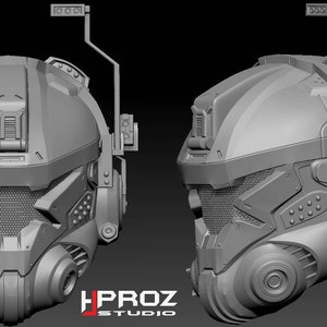 TitanFall Battlerifle Pilot Helmet 3d printer file