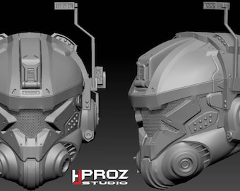 TitanFall Battlerifle Pilot Helmet 3d printer file