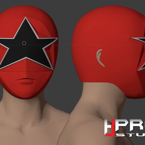 Tommy Oliver Red Zeo Ranger Helmet 3d printer file