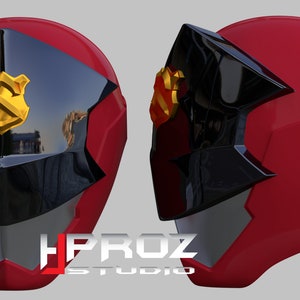 Lupinranger VS Patranger red helmet 3d printer file