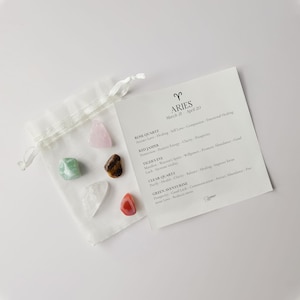 ZODIAC CRYSTAL SET,Healing Crystal Set,Birthstone Set, Perfect Occasion Gift For Your Special Someone,Elegant Crystals With A Unique Design
