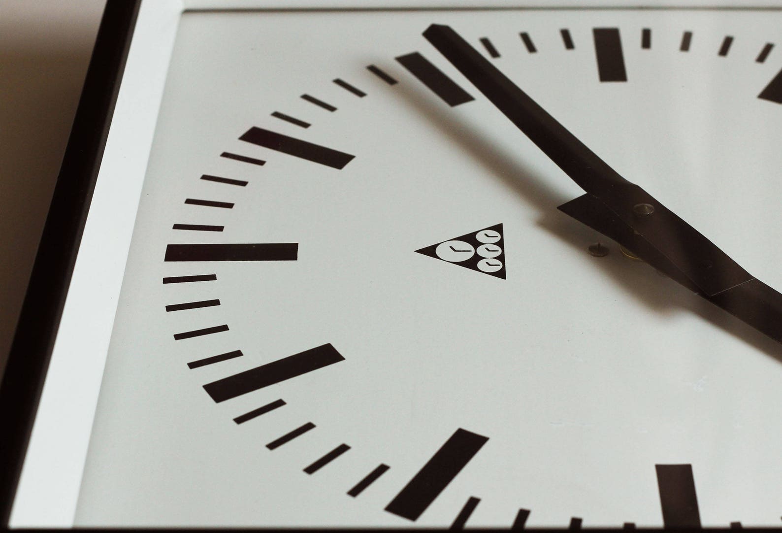 Vintage Metal Industrial Wall Clock From 70s/80s Made in | Etsy