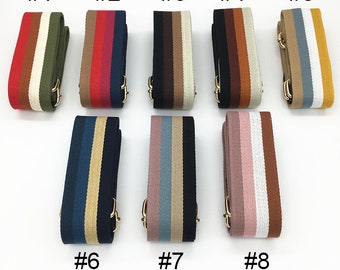 53 inch Adjustable Purse Strap Crossbody Bag Strap Striped Handbag Strap