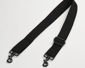 1.5 inches wide Adjustable Purse Strap Crossbody Bag Strap - Black
