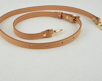 Light Tan Vachetta Leather Purse Straps Adjustable Crossbody Bag Strap Handbag Belt