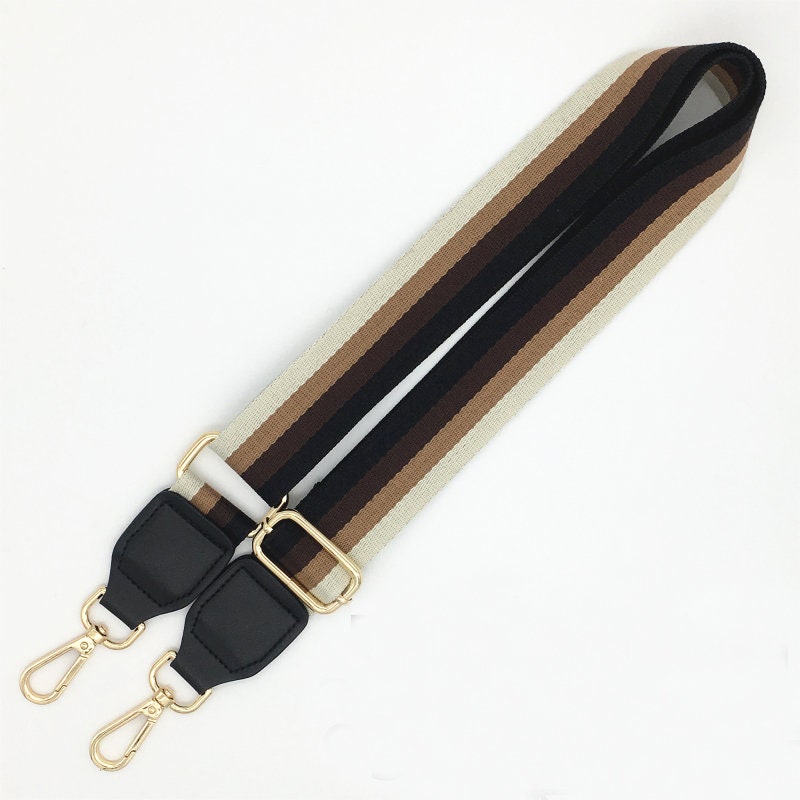 52 Inch Adjustable Purse Strap Crossbody Bag Strap Striped Handbag