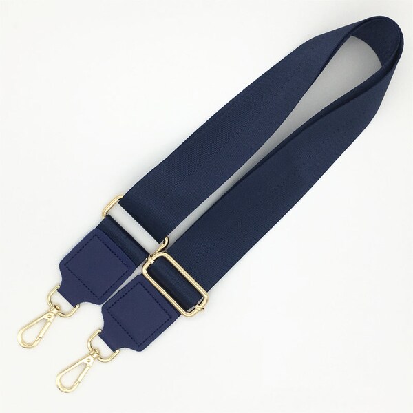 Navy Nylon Purse Strap Adjustable Shoulder Bag Strap 5cm width