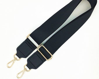 Black Shoulder Bag Strap Adjustable Handbag Strap 5cm Width - Etsy Canada