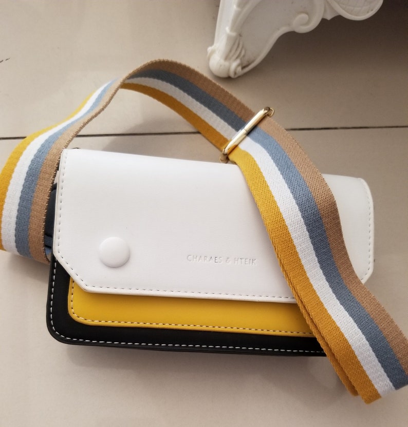 52 Inch Adjustable Purse Strap Crossbody Bag Strap Striped Etsy