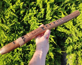 Flauta de estilo nativo americano druida vocal - Tonalidad de fa - Instrumento de silbato / Idea de regalo / silbato