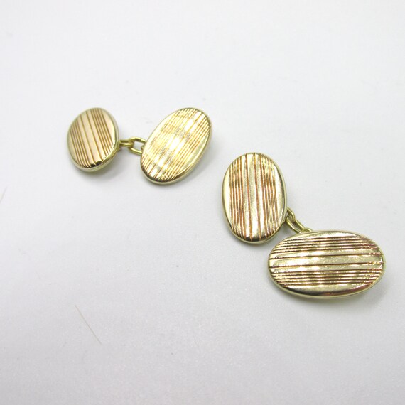 Boutons manchettes Lanvin acier Germany jewelry cufflink vintage ancien
