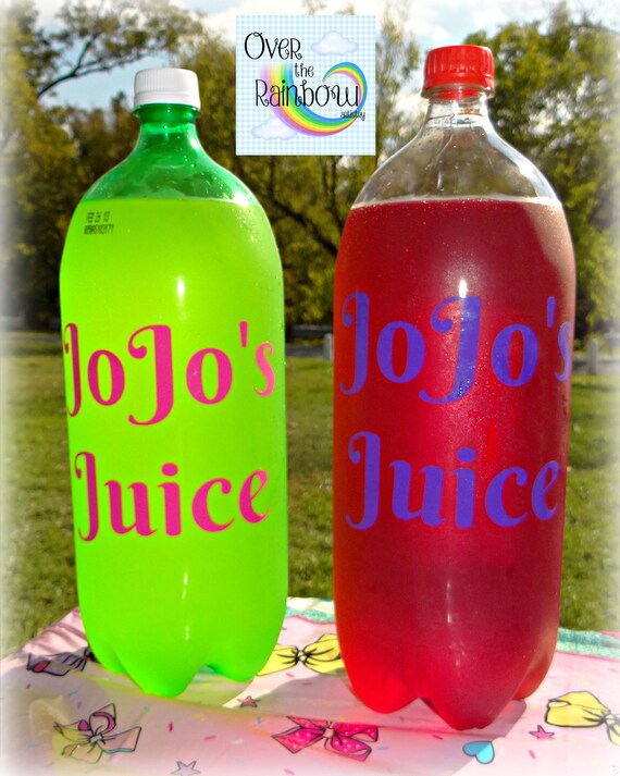 JoJo’s Juice Bottle Label