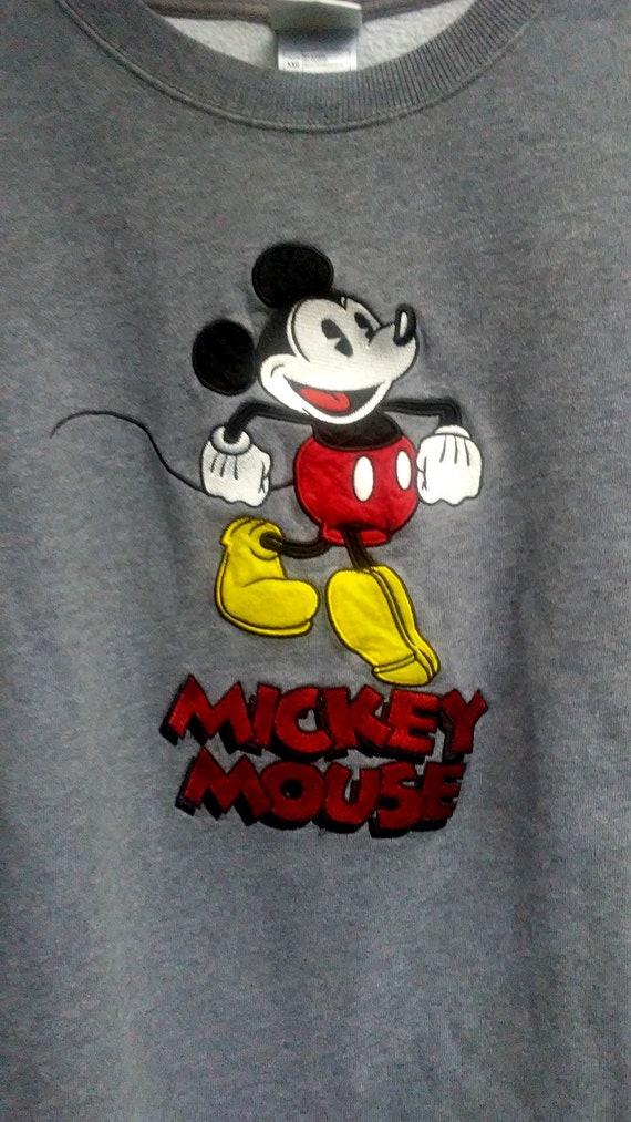 Vintage Disney Store Classic Mickey Mouse Sweatsh… - image 2