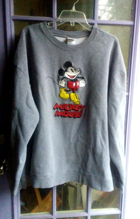 Vintage Disney Store Classic Mickey Mouse Sweatshi
