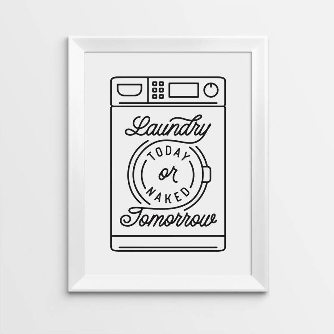 Laundry Room Decor, Printable Art, Laundry Wall Decor, Laundry Room