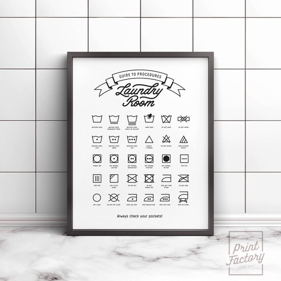 Laundry Room Decor Printable Art Laundry Wall Decor Laundry Etsy