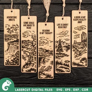 Bookmark svg files for laser Book Lover Gift Reading svg Bookmarks svg bundle Bookworm Svg School Svg Library Svg Bookmark Laser File Svg
