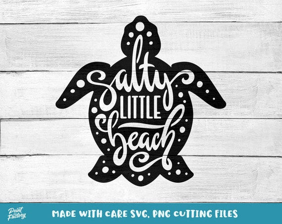 Download Salty Little Beach Turtle Svg
