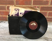 Vintage vinyls mid-century music gramophone record album His Master 39 s Voice Speed 78 vinyl records music lover gift lot of 17 Great Britain