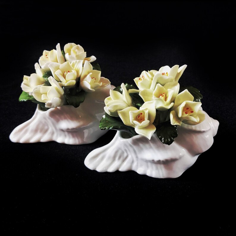 Vintage Decorative Flower Bouquet Floral Composition January Etsy