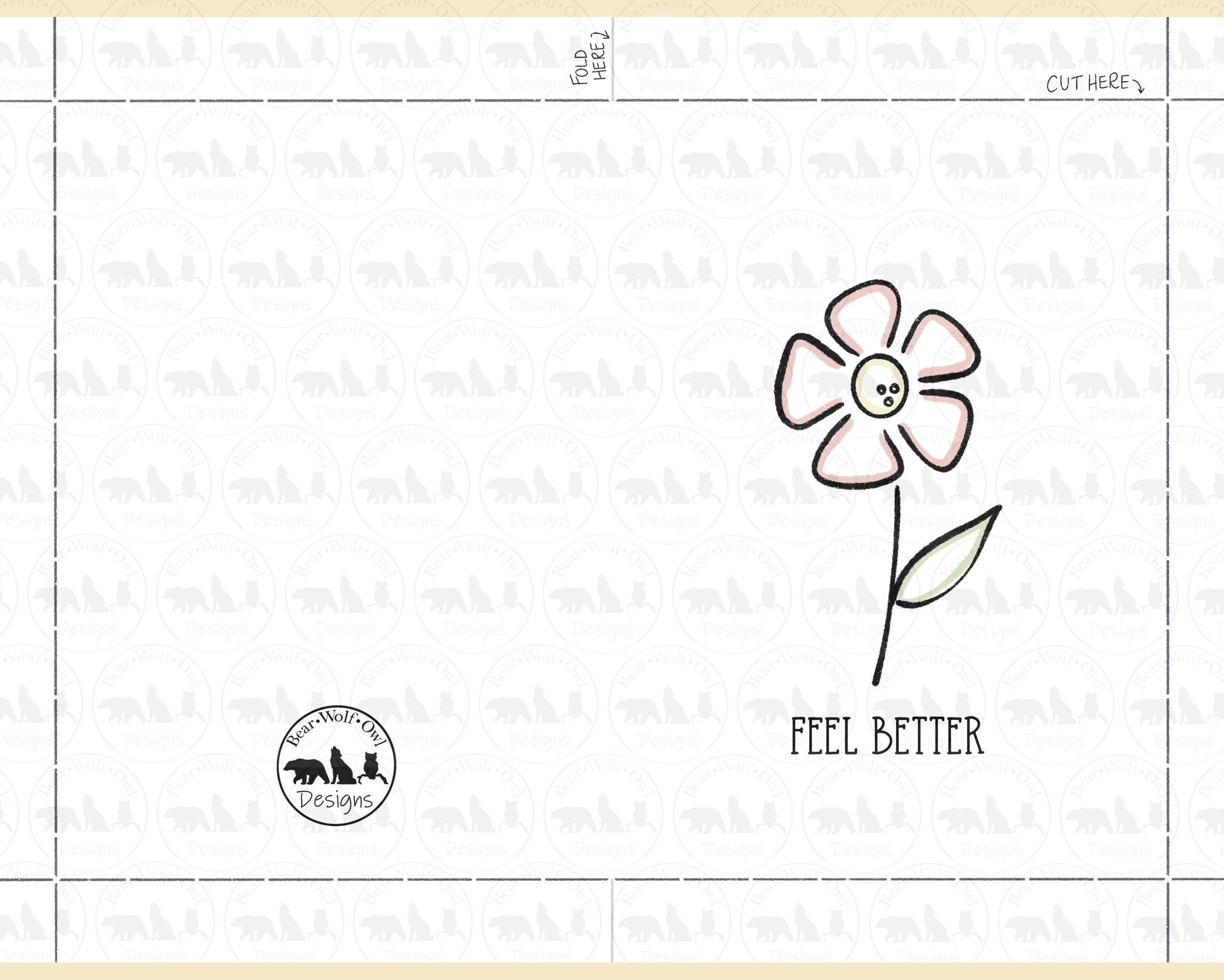 Feel Better Card | Get Well Soon | Thinking of You | Instant Digital ...