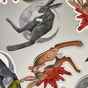 Watership Down Rabbits/hares inspired sticker