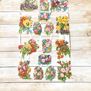 Flower die découper des feuilles de fleurs pour l’album, journaling, planificateurs, courriers d’escargots, embellissement de papier, collage, cartes et invitations