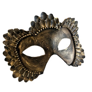 Gothic Masquerade Mask: Carta Lana Theatre Costume Mask