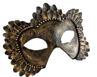 Gothic Masquerade Mask: Carta Lana Theatre Costume Mask