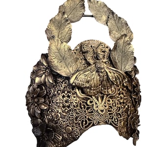 Green Man Leaf Mask: Pagan Druid Cosplay, Carta Lana