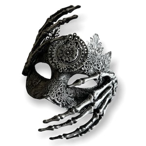 Gothic Skeleton Mask, Fantasy Mask, Horror Mask, Halloween Mask, Creepy Mask, Occult Mask, Cosplay Mask, masks for men, masks for women