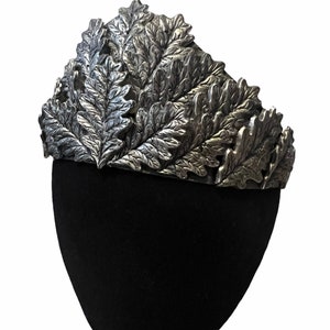 Pagan Leaf Crown, Forest Crown, Druid Headpeice, Pagan Crown, Elf Cosplay Headpiece, Fantasy Witch Crown, Larp Crown, Pagan Wedding