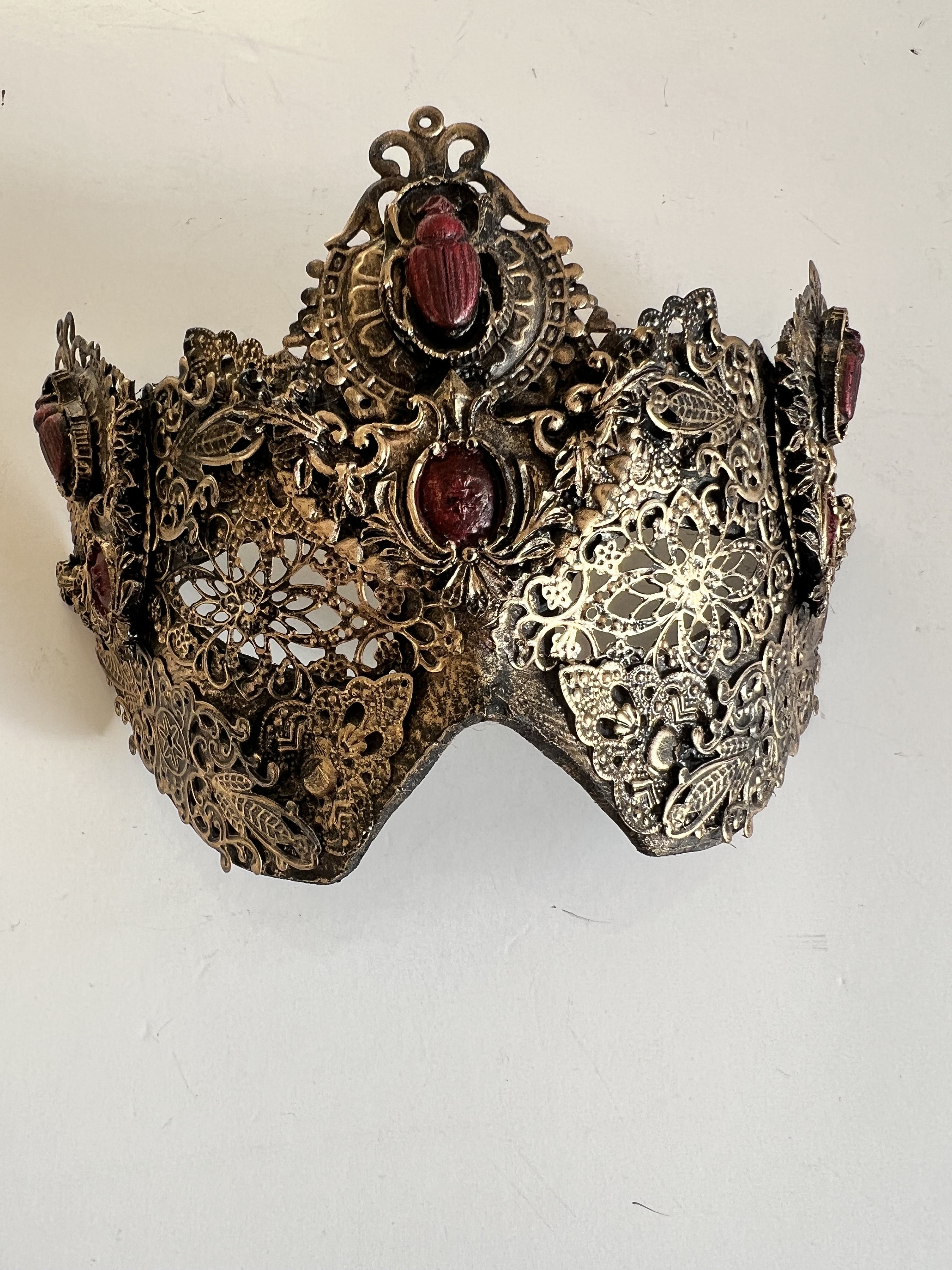 Gothic Blind Masquerade Mask, dark academia Mask, Halloween Mask, Masks for him, Masks for her, Occult Mask, Cosplay Mask, Fantasy Mask